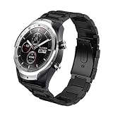 Aimtel Compatible with TicWatch Pro 3 Band/Pro 4G LTE/Pro 2020 Bands, 22mm Stainless Steel Wristband