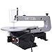FRITHJILL 16-Inch Variable Speed Scroll Saw with Tilting Table - Precision Woodworking Tool for Intricate Cuts, Green