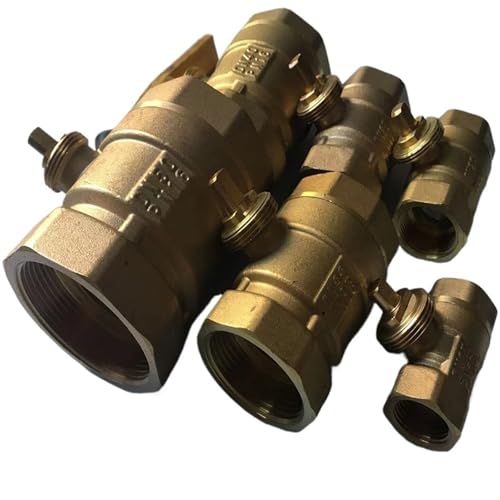 Válvula de bola motorizada DN40 de latón forjado para proyectos de ingeniería 7