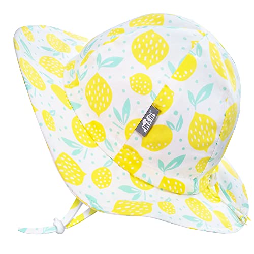 Image of JAN & JUL 50+ UPF Cotton Sun Hat with Wide Brim for Toddler Girls