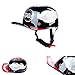 DOT Approved - Retro Baseball Style Cap Motorcycle Helmet Unisex-Adult - for Bike Cruiser Chopper Moped Scooter (Black 1986, Medium)