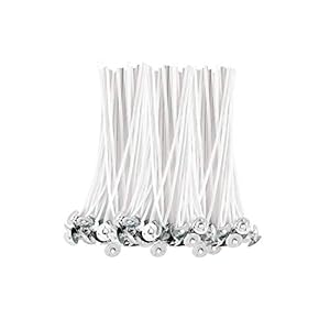 BEADNOVA Candle Cotton Wicks 4 Inch 150pcs Short Candle Making Wicks Cotton Wicks for Candle Making DIY