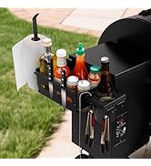 Goldusk Storage Bin for Traeger Grills with Paper Towel Holder and Drink Holder Accessories Outdo...