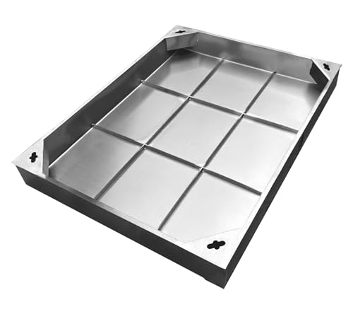 Couvercle de trou d'homme rectangulaire encastrable 600x450 pour regard d'inspection extérieur