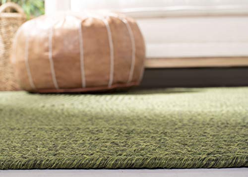 Tapete decorativo SAFAVIEH reversible 2' x 3' verde miniatura 4