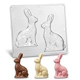 6" Bunny Chocolate Candy Mold Easter 801