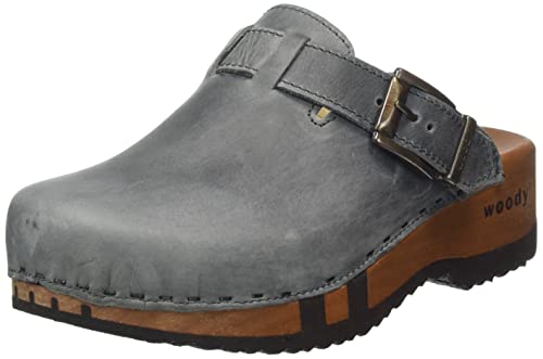 Preisvergleich Produktbild Woody Herren Leon Holzschuh, Jeans, 43 EU