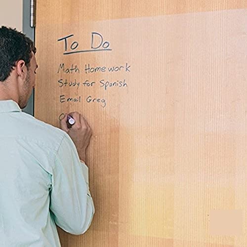 RBD Whiteboard Wall Sticker Self-Adhesive Clear Medium Peel & Stick Decal size A4 Dry Erase Removable Message Board( Pack of 4 ) FREE 2 MAGNETIC BOOK MARK )…-image-2