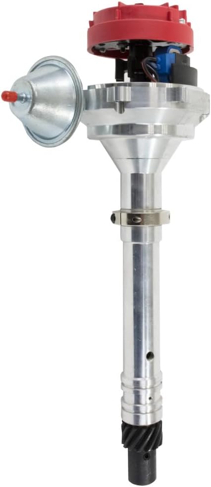 Top Street Performance JM7701R Pro Series Ready-To-Run Distributor with Red Cap
