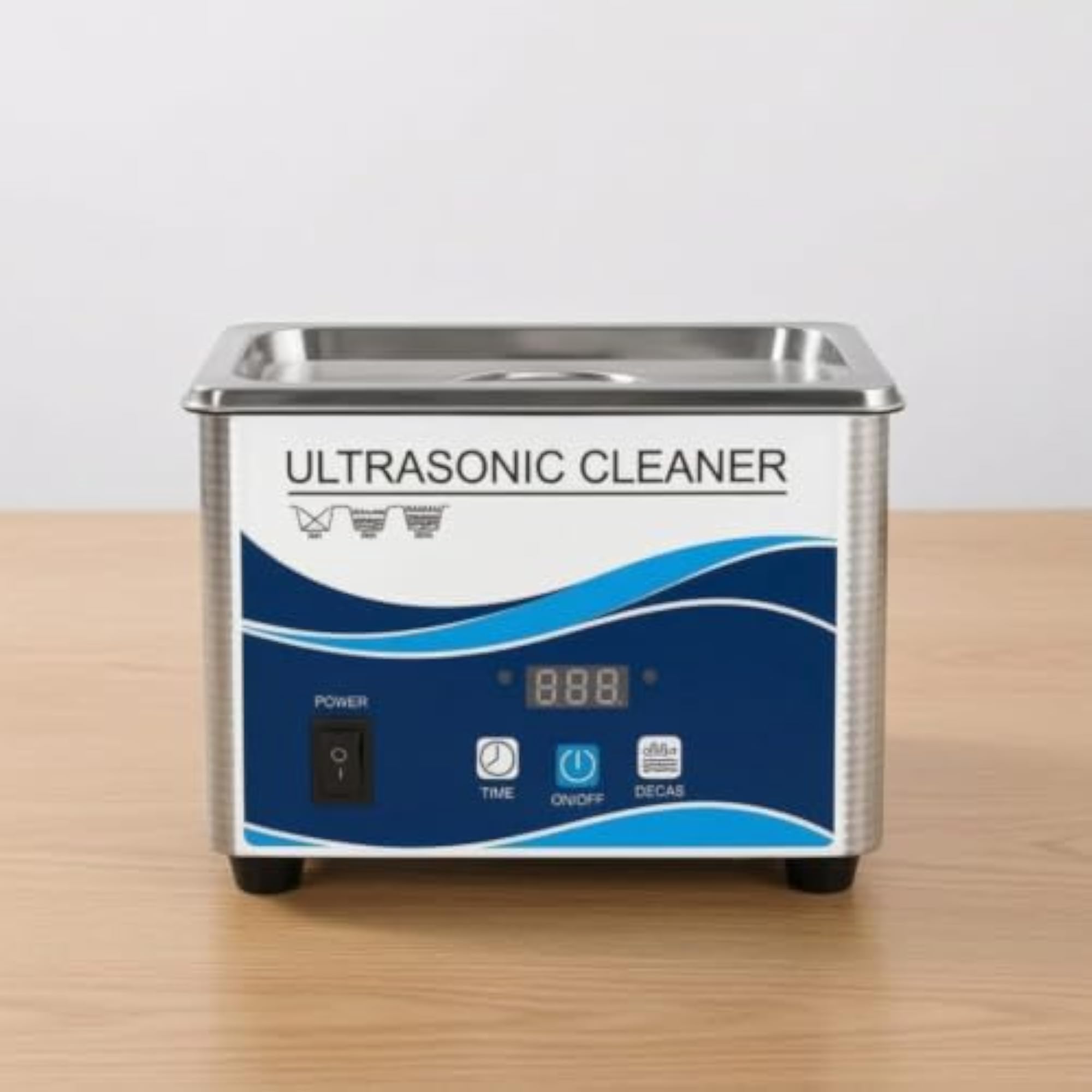 Digital Timer Sonic Jewelry Cleaner for Jewelers and Denture Wearers
