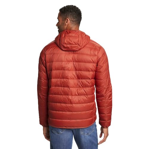 Eddie Bauer Men's CirrusLite Hooded Down Jacket, Red Clay, Large2
