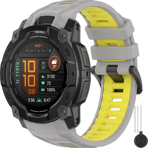 Ή Garmin Instinct 3 VR[oh 2F ^^Cv y \tgxg ʋC hh AEghA ϏՌ X|[c[v jp _ K[~CXeBNg 3 50mm ݊ O[{CG[