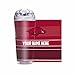 Rico Industries NCAA Arkansas Razorbacks Primary 24oz Personalized Tumbler W/Hinged Lid - Team Colored Travel Tumbler - Keeps Drinks Cold or Hot