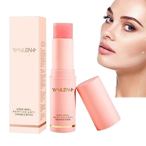 Korea Wrinkle Balm – K-Drama Balm, Yamilen Instant Wrinkle Care Facial Serum Stick, Cone Snail Peptide Anti Wrinkle Stick, Collagen Boosting Moisture Balm Stick, Korean Wrinkle Balm Stick (1PC)