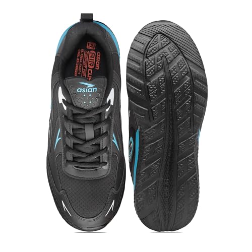 Image of ASIAN Men ORBIT-03 Running and Casual wear Running Shoes with Laces, Lightweight and Comfortable Shoes with Upper mesh Fabric and EVA Sole for Men & Boys for Sports and Gym