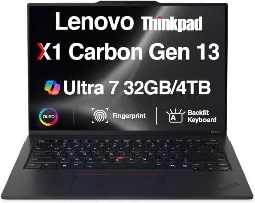 Image of Lenovo ThinkPad X1 Carbon Gen13 Laptop 14.0 inch 2.8K OLED, Ultra 7, 32GB /4TB
