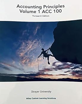Textbook Binding Accounting Principles Volume 1 ACC 100 Book