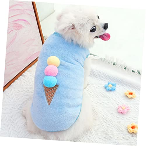 NOLITOY 1 Peça De Roupa Para Animais De Estimação Jaqueta Para Animais De Estimação Roupas De Pelúci
