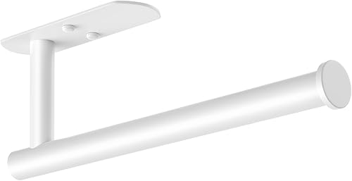 Miniatura 6 de VAEHOLD Soporte autoadhesivo para toallas de papel debajo del gabinete, soporte de rollo de papel montado en la pared para cocina, baño, pared,