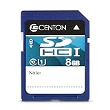 Centon Electronics MP Essential SDHC Card, Ultimate Memory Card for Phones, Tablets, Cameras, and More, UHS1, 8GB, 5 Bulk Pack