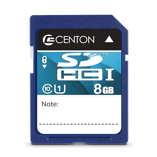 Centon Electronics MP Essential SDHC Card, Ultimate Memory Card for Phones, Tablets, Cameras, and More, UHS1, 8GB, 5 Bulk Pack