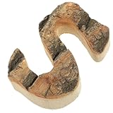 UKCOCO Letras de Madera Decorativas para Manualidades DIY Alfabeto Rústico para Pared Puerta y Decoración de Fiestas para Bodas y Hogar