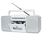 Portable Cassette Player Recorder, AM/FM/SW Radio, Bluetooth, USB/SD, 10W Speaker, Record to Cassette/USB/SD, MP3 Converter, 3.5mm Jack, AC/DC Operated