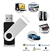 KEXIN 100 Pack 1GB USB Flash Drive Bulk Pack Thumb Drive Bundle USB Drives Jump Drive USB Stick 1 GB Swivel Design Memory Stick Black