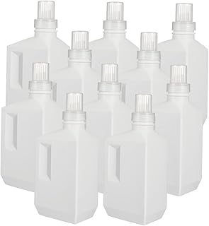 LIGHTAOTAO 5 peças de detergente para roupas dispensador líquido recipientes líquidos detergente para roupas sub garrafa de grande capacidade jarros de plástico recipiente vazio pote de detergente para roupas suporte de gel de banho ou