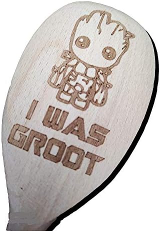 FastCraft Guardians of the Galaxy Groot Inspired Wooden Baking Spoon