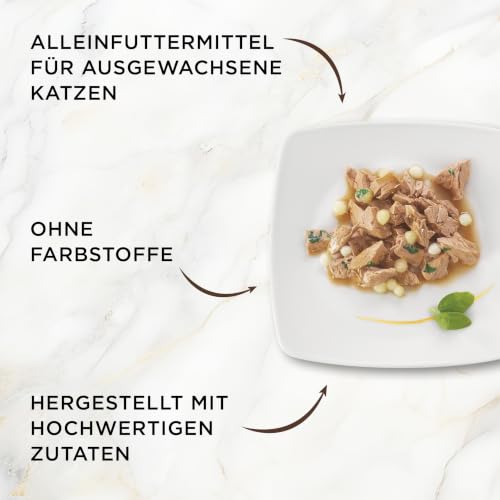 Gourmet A la Carte Katzenfutter nass, Sorten-Mix, 60er Pack (60 x 85g)