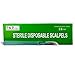 Disposable Scalpels Sterile Surgical Blade Size 22 Stainless Steel with Plastic Handle & Metric Line Individually Foil Wrapped Box of 10