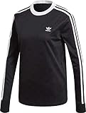 Regular fit adidas 3 Str LS tee Long Sleeved T-Shirt, Mujer, Black, 44