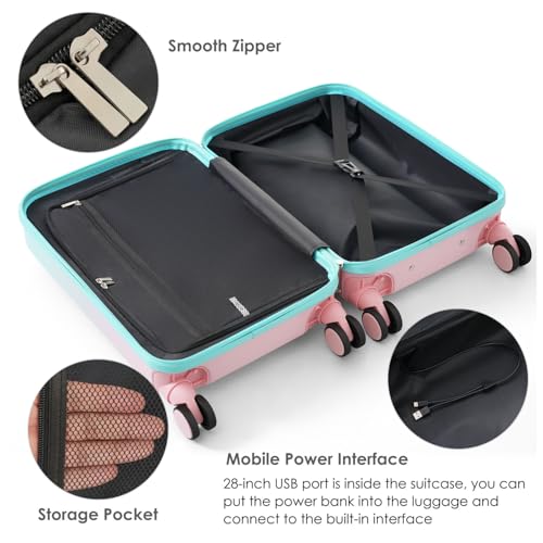 Luggage Set Of 3, 20, 24, 28 Inch: Travel Convenience and Style 6