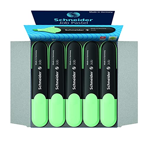 Surligneur Job Pastel Menthe Schneider Contre Fatigue Visuelle Ecriture