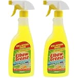 2x Elbow Grease All Purpose Degreaser Spray (500ml Each) - Effective Cleaner Formula and Cleaning Products for Kitchen, Fabric, and Metallic Surfaces - Oven Cleaner