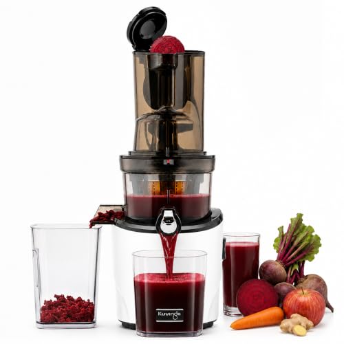 Kuvings Whole Slow Juicer REVO830 Cold Press Masticating Juicer Machine | Extra Wide 88mm & 48mm Food Chutes - Quiet Strong Motor Auto-Cut Fruits & Veggies - Smoothie Sorbet Attachment - Matt product thumbnail 10