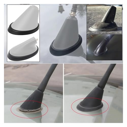 Junta base antena aérea para reparar la goma desgastada en techos de VW Polo 4