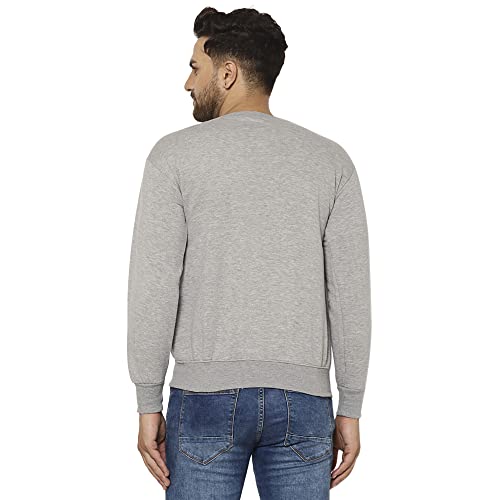 Image of Mack Jonney Fleece Round Neck Sweatshirt for Men (Pack of 2)-SW RN MLG OLV 02-P