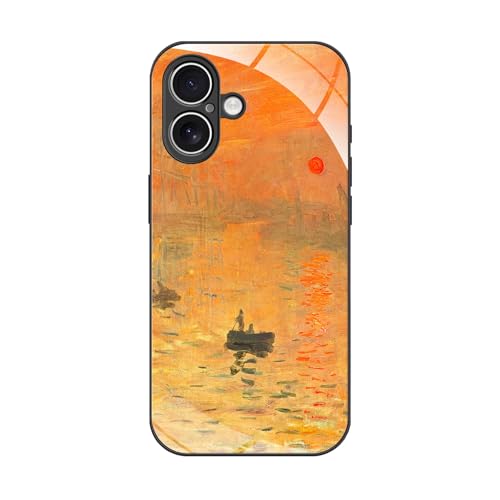 ToniPai Compatible with iPhone 17 Colorful Design Phone Case, Monet