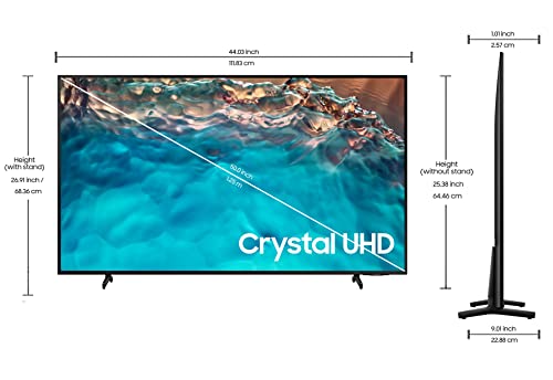 Image of Samsung 125 cm (50 inches) 4K Ultra HD Smart LED TV UA50BU8000KLXL (Black)