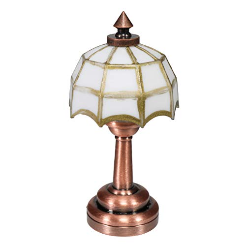 Miniature Dollhouse Table Lamp, Led Mini Lighting For Dolls House Decor, Battery Operated Functional Light, Furniture Accessories For 3” To 12” Dolls #TOP2