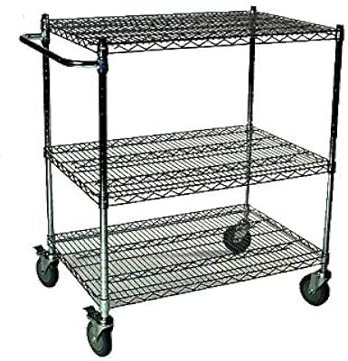 Amazon.com - TRINITY EcoStorage Bamboo Kitchen Cart, Chrome ...