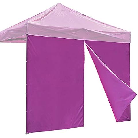 Instahibit 1080D 120g Universal Removable Privacy Sidewall with Zipper Fit 10ft Outdoor Canopy Camping Party Tent Shading 1 Pack Cover