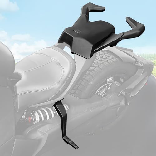 2-Up Rear Passenger Seat with Foot Pegs for Ryker Accessories, Rear Seat with Grab Handles Foot Pedals for Can-Am Ryker 900,600 All Models, Replaces #219400842, Requires MAX Mount #219400800 -  LUXEMOTO, 1.PZB.0042-4