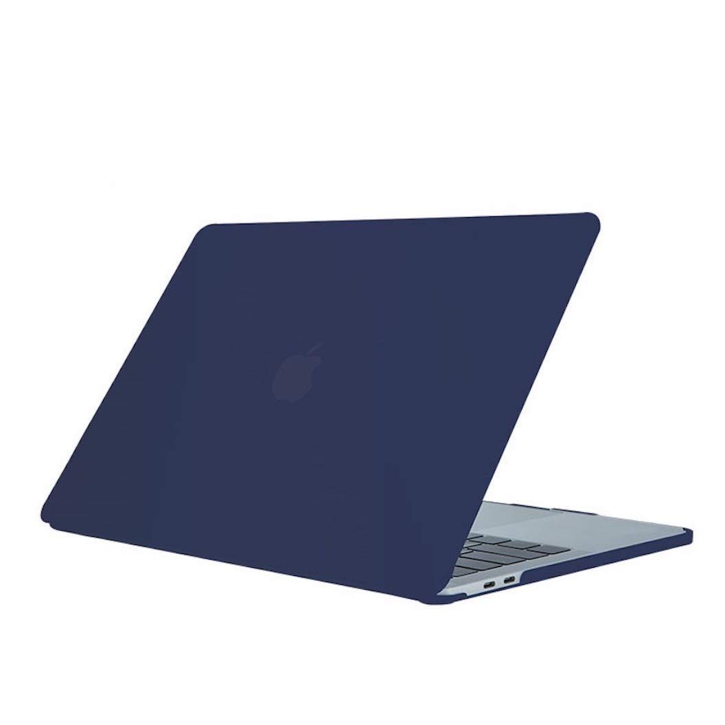 GIOIA BAZAAR Case for MacBook, Plastic Hard Shell Case Cover Only Compatible with MacBook Air 13 inch (2020 2019 2018 Release) M1 A2337 A2179 A1932 with Retina Display & Touch id(Matte Navy Blue)
