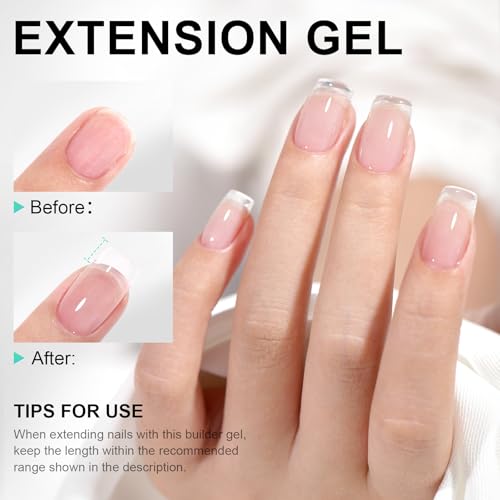 L'UGX Builder Gel 7 en 1 para Uñas Clear Hard miniatura 4