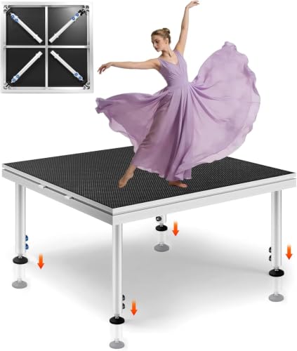 4x4 Adjustable Aluminum Stage Riser