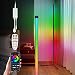 Produktbild Yontune LED Stehleuchte Dimmbare mit Fernbedienung, Minimalistisches Ambiente Farbwechsel Stehlampe Bluetooth LED Stehlampe RGB Farbtemperaturen Ecklampe für modernes Wohnzimmer mit Heimtextilien