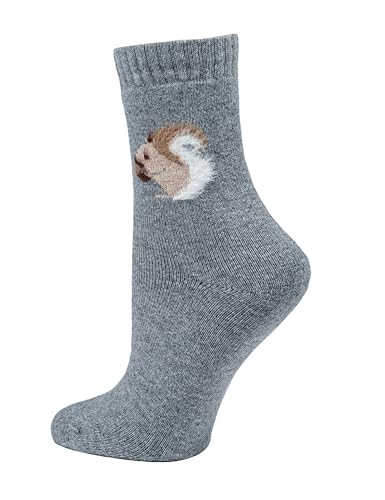 Image of Shag Wear Women's Novelty Angora Socks, Cute Animal Casual Cozy Soft and Warm, 3 Pack